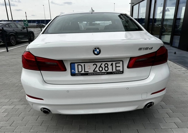 BMW Seria 5 cena 118000 przebieg: 84744, rok produkcji 2019 z Pilawa małe 277